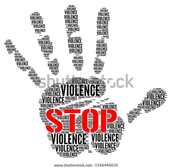 Stop violence illustration white background 600w 1546440650